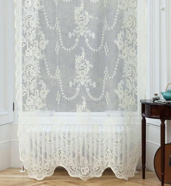 Lace Curtains With Luxurious Old World Style Lace Window Curtain Panels (View 13 of 25)