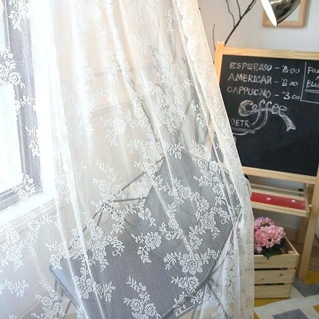 Lace Window Curtains – Bimboo Pertaining To Luxurious Old World Style Lace Window Curtain Panels (View 23 of 25)
