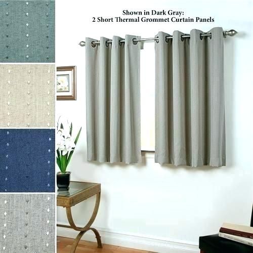 Light Blocking Curtains Short | Flisol Home Intended For Ultimate Blackout Short Length Grommet Curtain Panels (View 11 of 25)