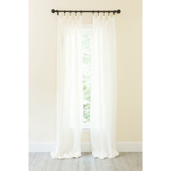 Lined Linen Curtains | Wayfair Within French Linen Lined Curtain Panels (View 3 of 25)
