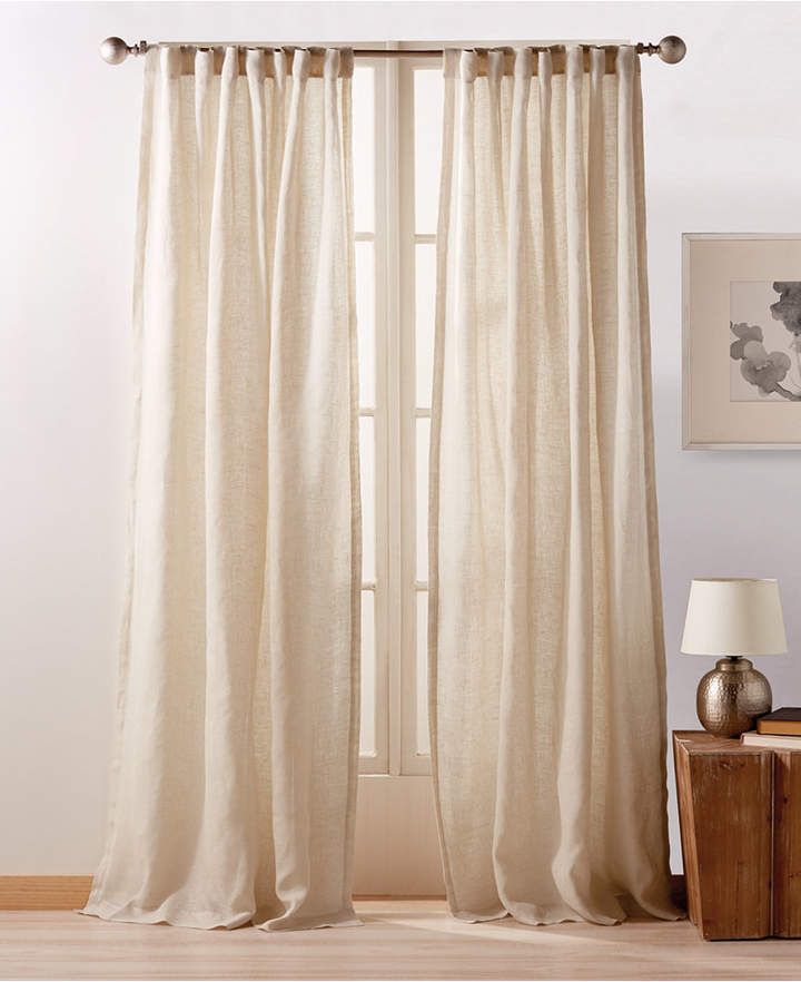 Linen Window Panels – Shopstyle With Knotted Tab Top Window Curtain Panel Pairs (View 13 of 25)