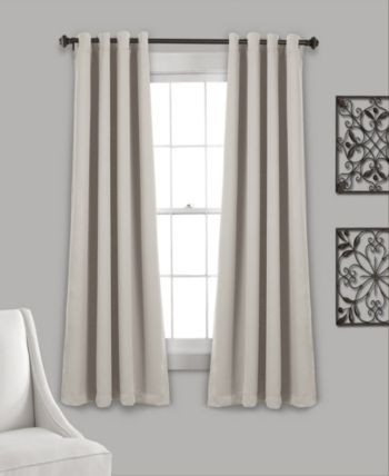 Lush Decor Insulated Grommet Blackout Curtain Panels Pair Intended For Insulated Grommet Blackout Curtain Panel Pairs (View 3 of 25)