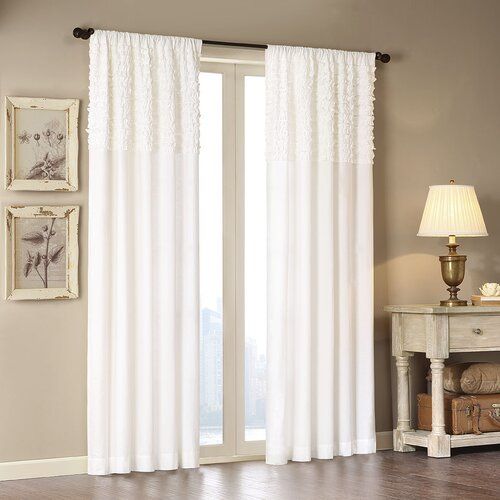 Madison Park Bessie Single Drape Curtain Panel On Popscreen Throughout Chester Polyoni Pintuck Curtain Panels (View 20 of 25)