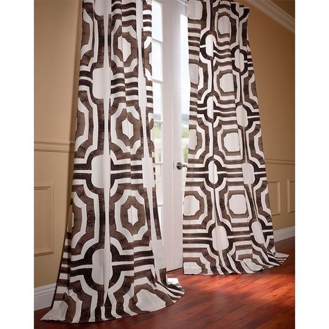 Mecca Printed Cotton Curtain Panel – Overstock™ | Windows To Throughout Mecca Printed Cotton Single Curtain Panels (View 6 of 25)