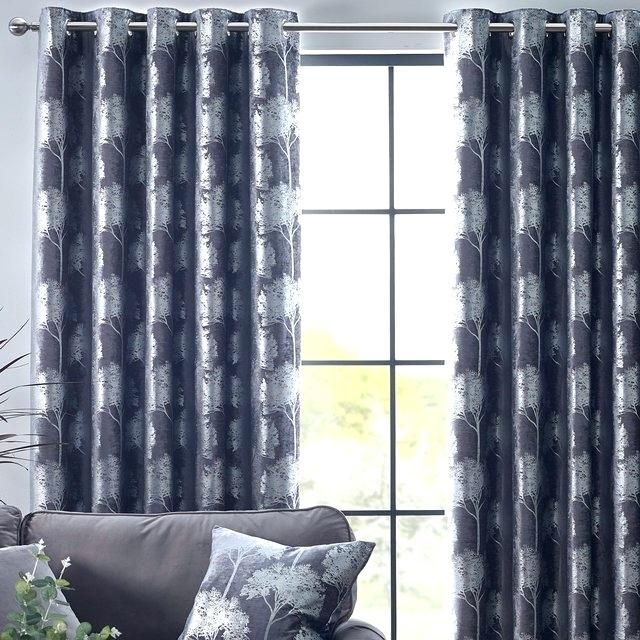 Metallic Print Curtains Gold Leopard Fabric Rod Pocket Top For Total Blackout Metallic Print Grommet Top Curtain Panels (View 17 of 25)