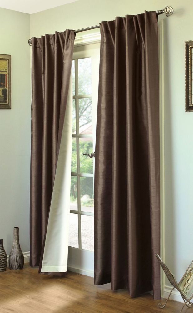 Ming Lined Thermasilk – Two Ways To Hang Curtain Panels (Pair) For Curtain Panel Pairs (View 14 of 20)