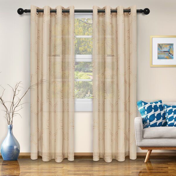 Moroccan Print Curtains | Wayfair With Inez Patio Door Window Curtain Panels (View 24 of 25)