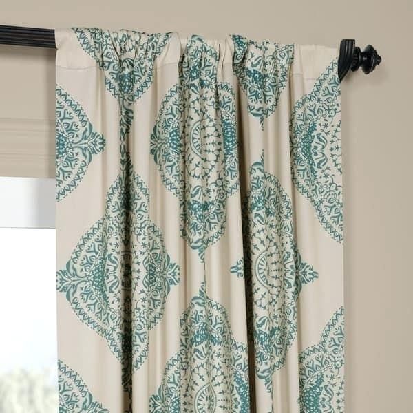 Moroccan Style Curtains – Yogithreads In Moroccan Style Thermal Insulated Blackout Curtain Panel Pairs (View 6 of 25)
