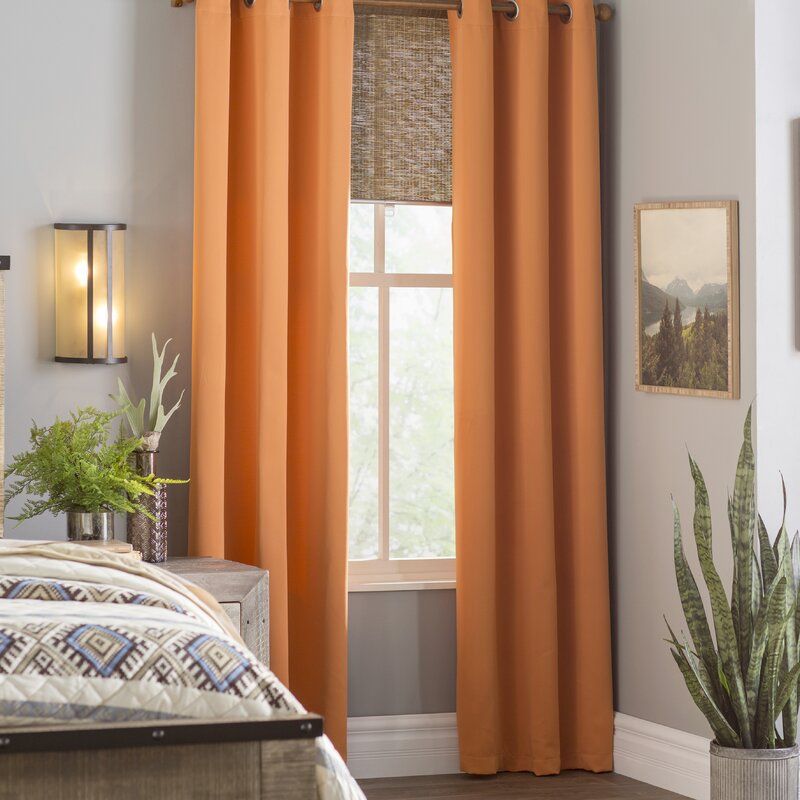 Morton Solid Blackout Grommet Curtain Panels Pertaining To Silvertone Grommet Thermal Insulated Blackout Curtain Panel Pairs (View 9 of 25)