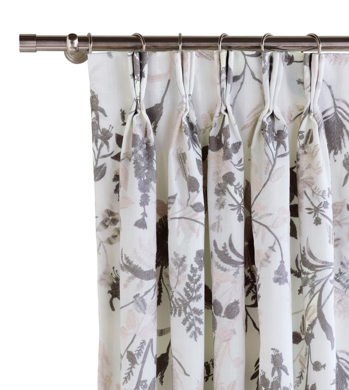 Naomi Pinch Pleated Curtain Panel In Pastel Pertaining To Solid Cotton Pleated Curtains (View 20 of 25)