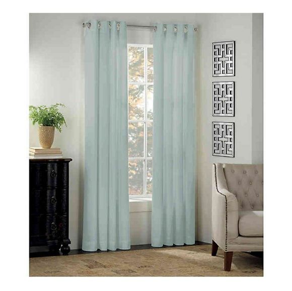 Newport 50X63 Set Of 2 Grommet Panels Mist Nwt Within Archaeo Washed Cotton Twist Tab Single Curtain Panels (View 15 of 25)