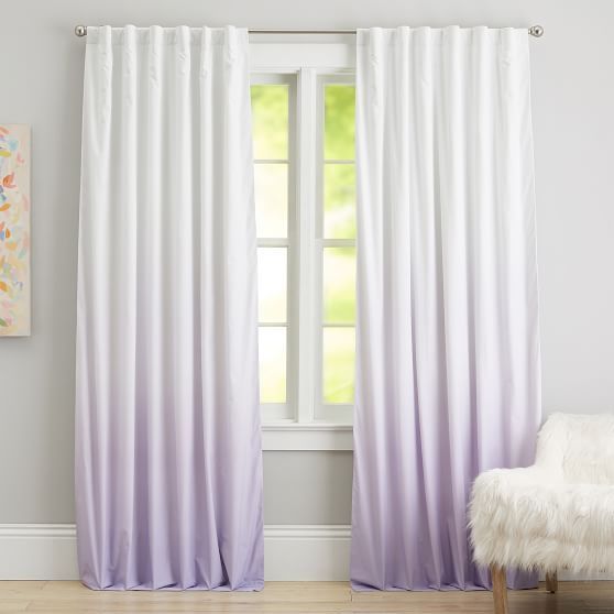 Ombre Blackout Curtain In 2019 | Curtains, White Curtains Pertaining To Elrene Aurora Kids Room Darkening Layered Sheer Curtains (View 20 of 25)