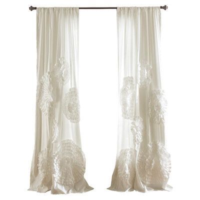 Oropeza Solid Sheer Rod Pocket Single Curtain Panel Throughout Luxury Collection Venetian Sheer Curtain Panel Pairs (View 8 of 25)