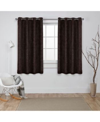 Oxford Textured Sateen Woven Blackout Grommet Top Curtain Intended For Oxford Sateen Woven Blackout Grommet Top Curtain Panel Pairs (View 3 of 25)