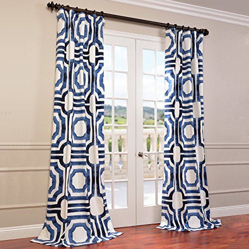 Panels – Half Price Drapes Prtw D24A 96 Printed Cotton Within Mecca Printed Cotton Single Curtain Panels (View 23 of 25)