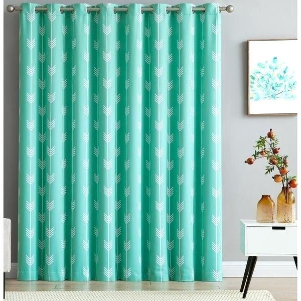 Patio Door Curtains Grommet Top – Cimentar Regarding Patio Grommet Top Single Curtain Panels (View 11 of 25)
