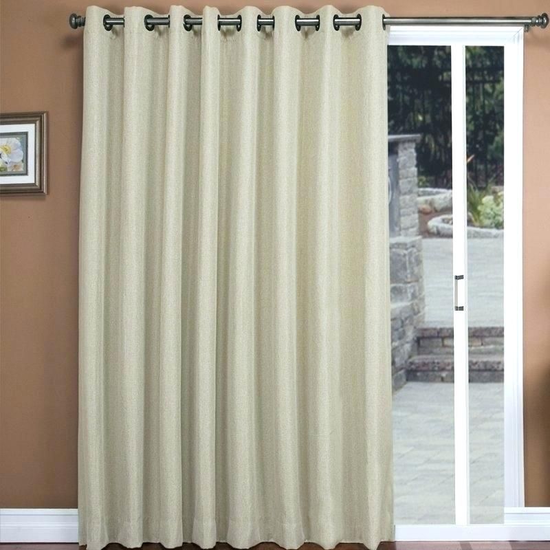 Patio Door Curtains Grommet Top Sheer White Curta – Gostatic (View 22 of 25)