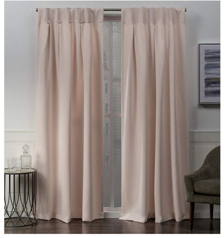 Pink Blackout Curtains – Shopstyle Pertaining To Sateen Twill Weave Insulated Blackout Window Curtain Panel Pairs (View 18 of 25)