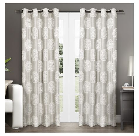 Pinterest – India With The Curated Nomad Duane Jacquard Grommet Top Curtain Panel Pairs (View 13 of 25)