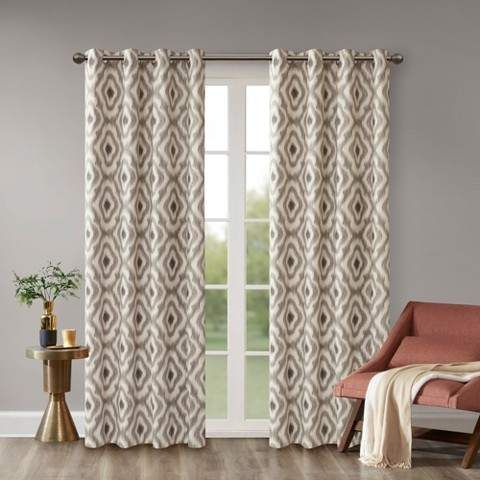 Printed Curtain Panel – Shopstyle With Regard To Caldwell Curtain Panel Pairs (View 19 of 25)