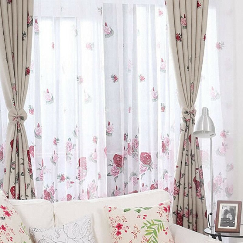 Printed Sheer Curtains – Mercadeo (View 16 of 25)