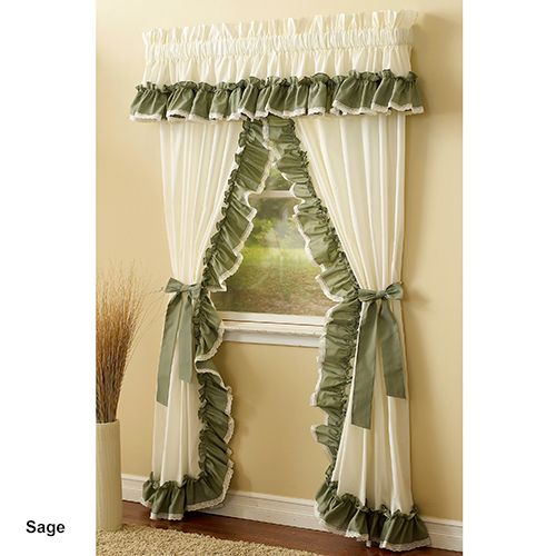 Priscilla Madelyn Ruffle Curtain Panel Pairs Intended For Curtain Panel Pairs (View 12 of 20)