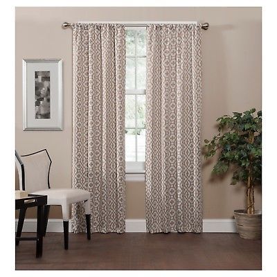 Radnor Trellis Thermaweave Blackout Curtaineclipse 37X 95 Buy 3+ Get  50% Off 885308459640 | Ebay With Regard To Thermaweave Blackout Curtains (View 1 of 25)