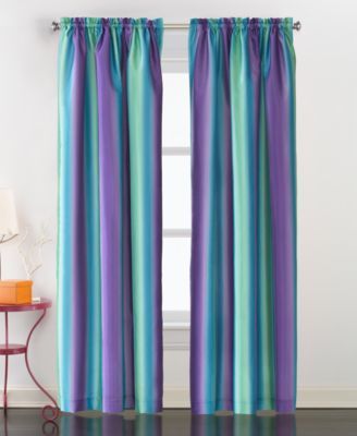 Rainbow Ombre 63 Window Panel | Products In 2019 | Girl Within Ombre Stripe Yarn Dyed Cotton Window Curtain Panel Pairs (View 9 of 25)