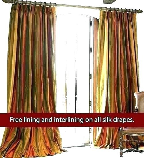Raw Silk Curtains – Cooksscountry Intended For Raw Silk Thermal Insulated Grommet Top Curtain Panel Pairs (View 22 of 25)