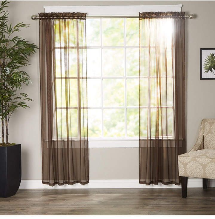 Red And Brown Window Panels – Shopstyle In Cyrus Thermal Blackout Back Tab Curtain Panels (View 20 of 25)