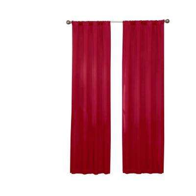 Red – Machine Washable – Curtains & Drapes – Window With Eclipse Darrell Thermaweave Blackout Window Curtain Panels (View 8 of 25)