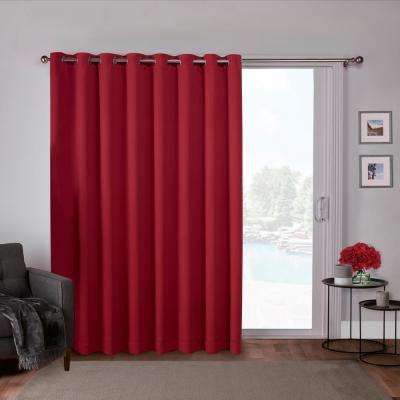 Red – Solid/gradient – Curtains & Drapes – Window Treatments Pertaining To Oxford Sateen Woven Blackout Grommet Top Curtain Panel Pairs (View 22 of 25)