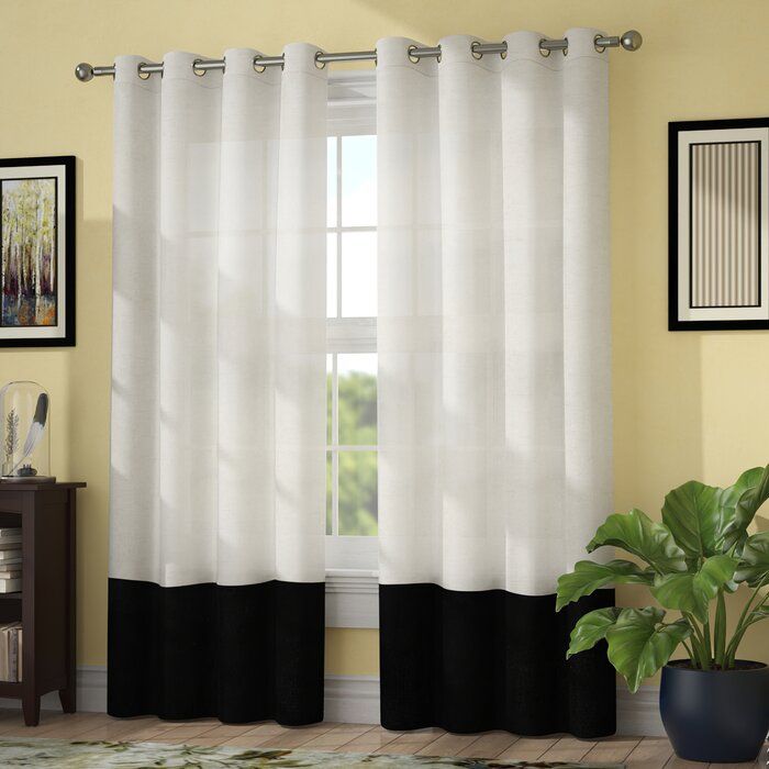 Remy Light Filtering Single Grommet Curtain Panel For Inez Patio Door Window Curtain Panels (View 19 of 25)