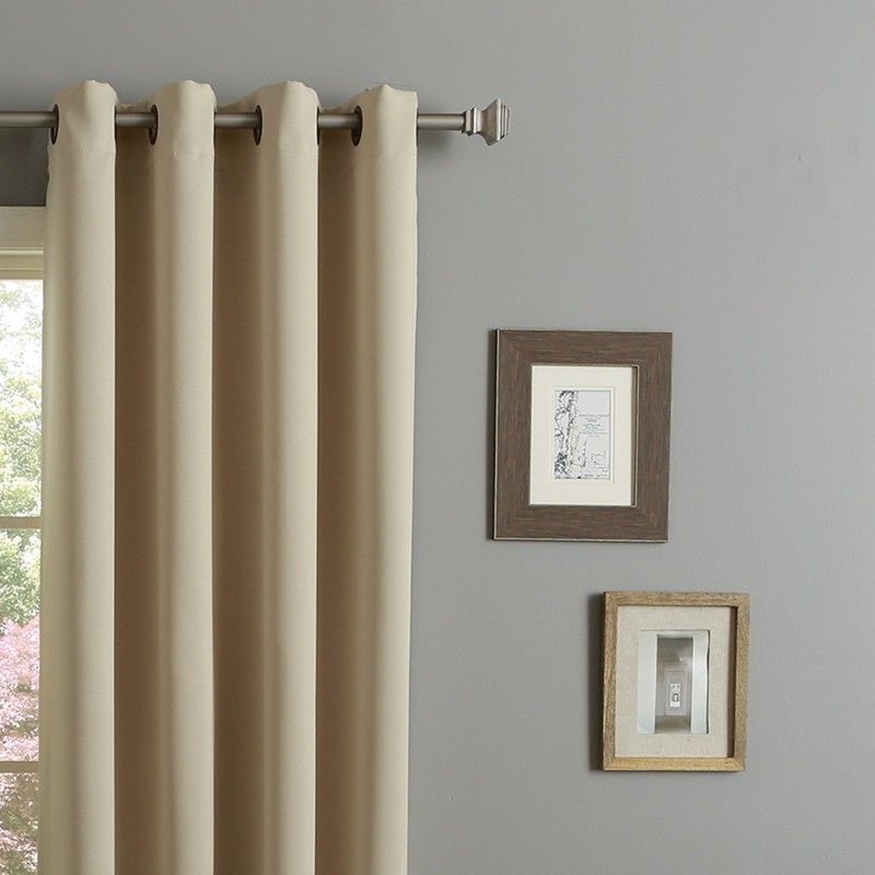 Rhf Blackout Thermal Insulated Curtain – Antique Bronze For Insulated Cotton Curtain Panel Pairs (View 11 of 25)