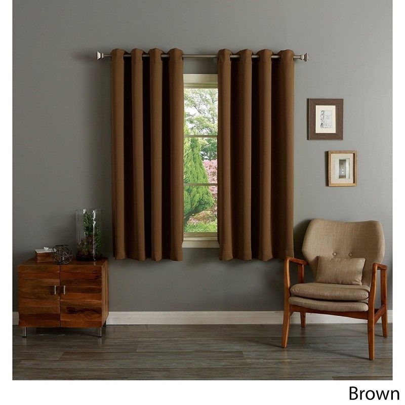 Rhf Blackout Thermal Insulated Curtain – Antique Bronze With Insulated Cotton Curtain Panel Pairs (View 23 of 25)