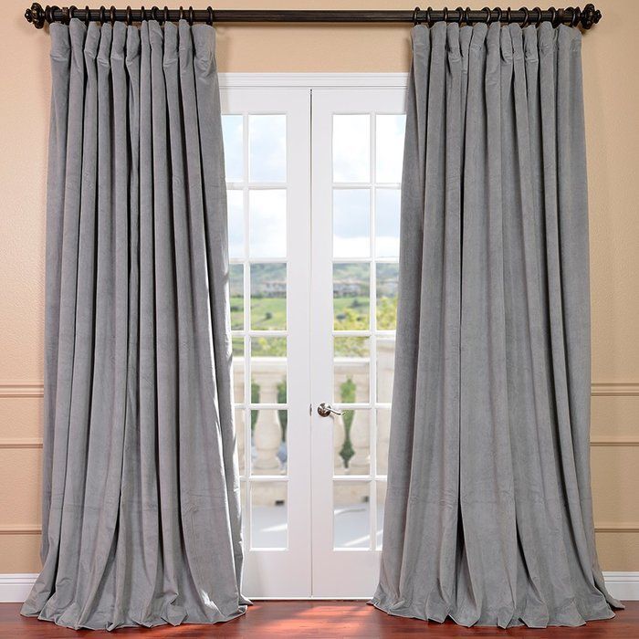 Rhinehart Solid Max Blackout Thermal Tab Top Single Curtain Intended For Evelina Faux Dupioni Silk Extreme Blackout Back Tab Curtain Panels (View 11 of 25)
