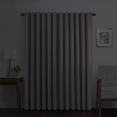 Rideau Placard Entree #placardavec For Evelina Faux Dupioni Silk Extreme Blackout Back Tab Curtain Panels (View 17 of 25)