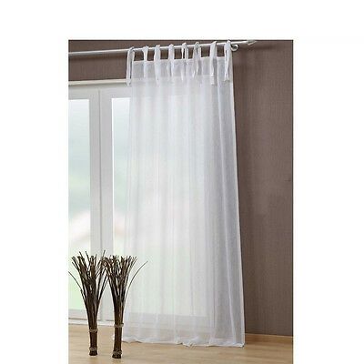 Rod Pocket Voile Curtains Sheer Drops 200Cm /245Cm Drop Pertaining To Pairs To Go Victoria Voile Curtain Panel Pairs (View 25 of 25)