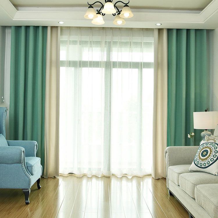 Sea Foam Green Curtains | Best Home Decorating Ideas Inside Copper Grove Fulgence Faux Silk Grommet Top Panel Curtains (View 21 of 25)