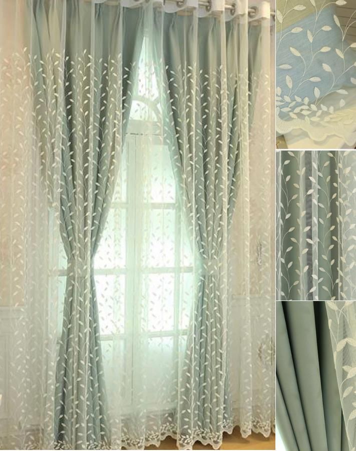 Sea Foam Green Curtains | Best Home Decorating Ideas With Copper Grove Fulgence Faux Silk Grommet Top Panel Curtains (View 15 of 25)
