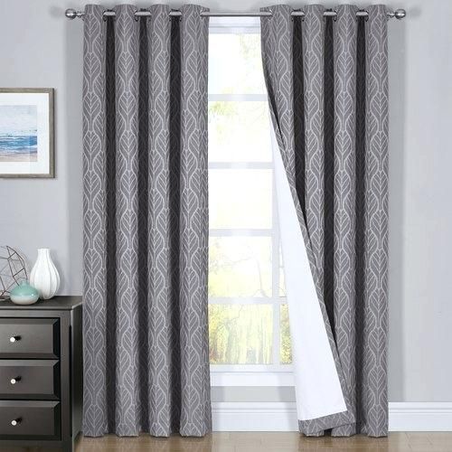 Search Results For Dark Brown Blackout Curtains Set Of 2 Intended For Superior Leaves Insulated Thermal Blackout Grommet Curtain Panel Pairs (View 25 of 25)