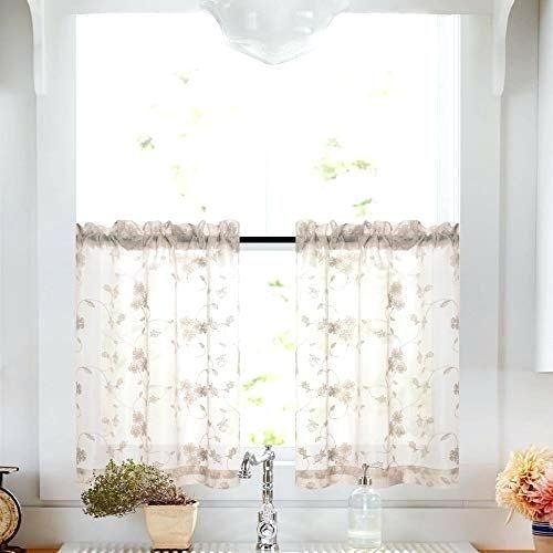 Sheer Taupe Curtains – Techcitystars Within Overseas Leaf Swirl Embroidered Curtain Panel Pairs (View 16 of 25)