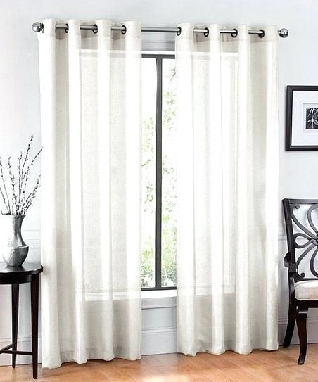 Sheer Voile Curtain Panels – Caleche (View 22 of 25)