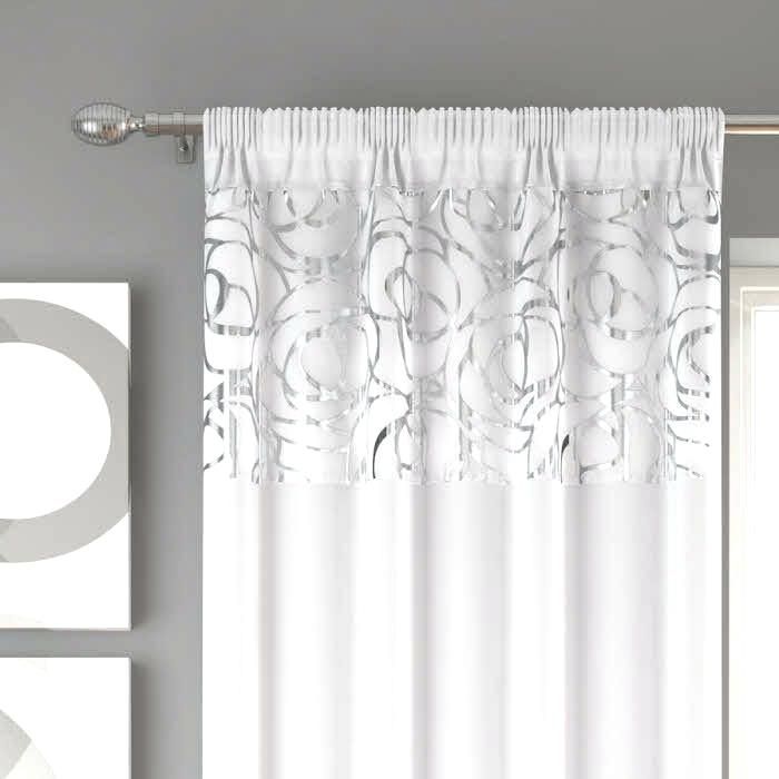 Sheer Voile Curtain Panels – Caleche (View 5 of 25)