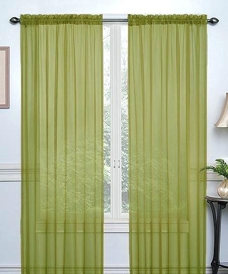 Sheer Voile Curtain Panels – Shockanalyticsllc Throughout Emily Sheer Voile Grommet Curtain Panels (View 11 of 25)