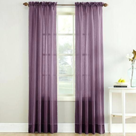 Sheer Voile Curtains Intended For Emily Sheer Voile Grommet Curtain Panels (View 14 of 25)