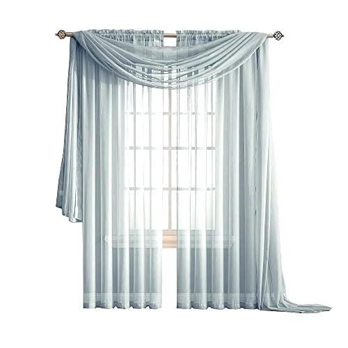 Sheer Window Curtains Burlap Knotted Tab Top Curtain Panel Throughout Knotted Tab Top Window Curtain Panel Pairs (View 24 of 25)