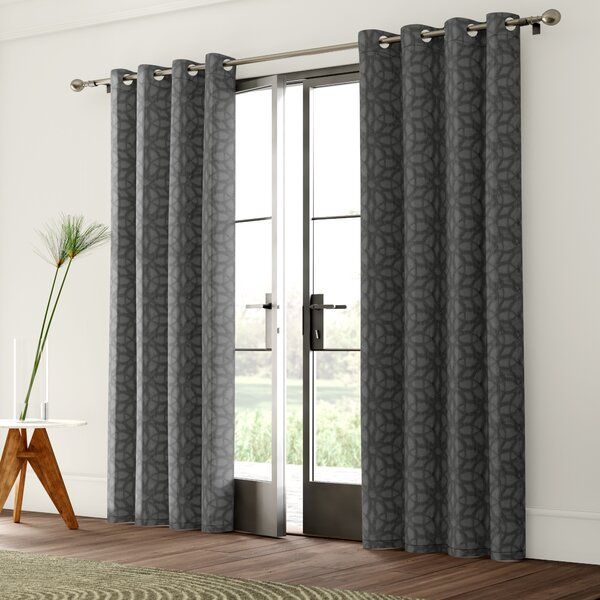 Shively Thermaweave Geometric Blackout Thermal Single Curtain Panel With Thermaweave Blackout Curtains (View 5 of 25)
