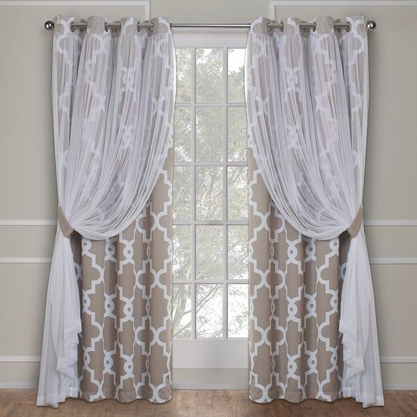Shop Ati Home Alegra Thermal Woven Blackout Grommet Top Throughout Thermal Woven Blackout Grommet Top Curtain Panel Pairs (View 24 of 25)