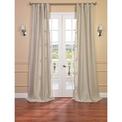 Signature Birch French Linen Sheer Single Panel Curtain Panel, 50 X 108 Within Signature French Linen Curtain Panels (View 1 of 25)